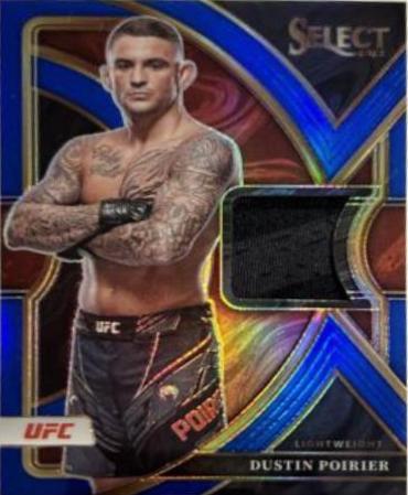 Dustin Poirier 2023 Panini Select UFC Octagonside #272 Blue Disco
