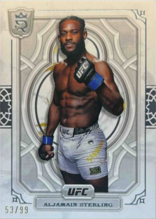 Aljamain Sterling 2024 Topps Royalty UFC Base #28 Purple