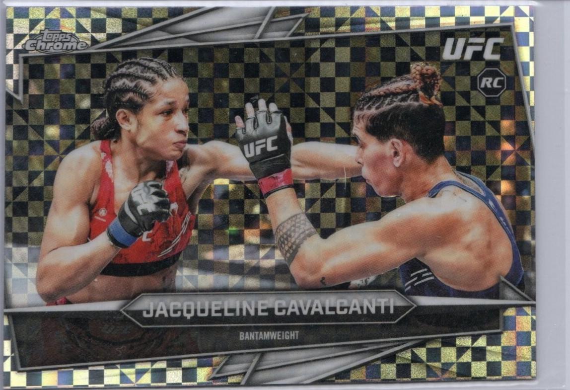 Jacqueline Cavalcanti 2026 Topps Chrome UFC Base #37 X-fractor