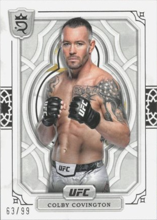 Colby Covington 2024 Topps Royalty UFC Base #64 Red