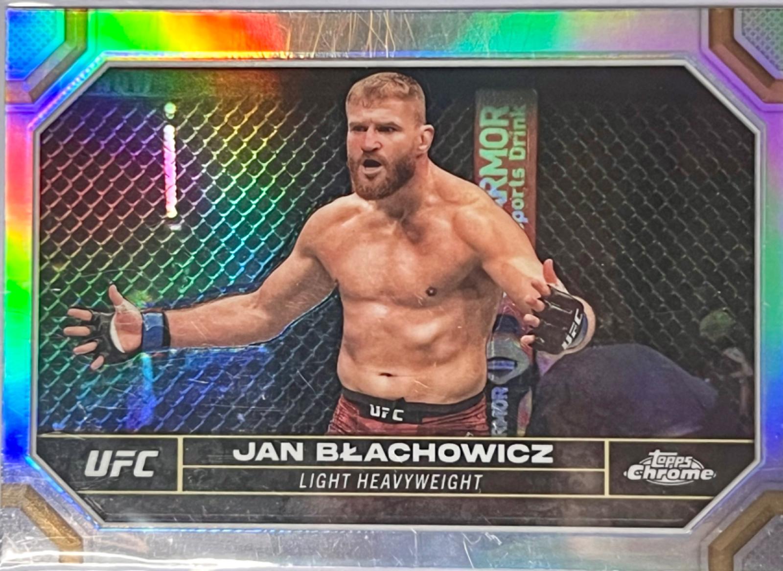 Jan Błachowicz 2024 Topps Chrome UFC Base #91 Refractor