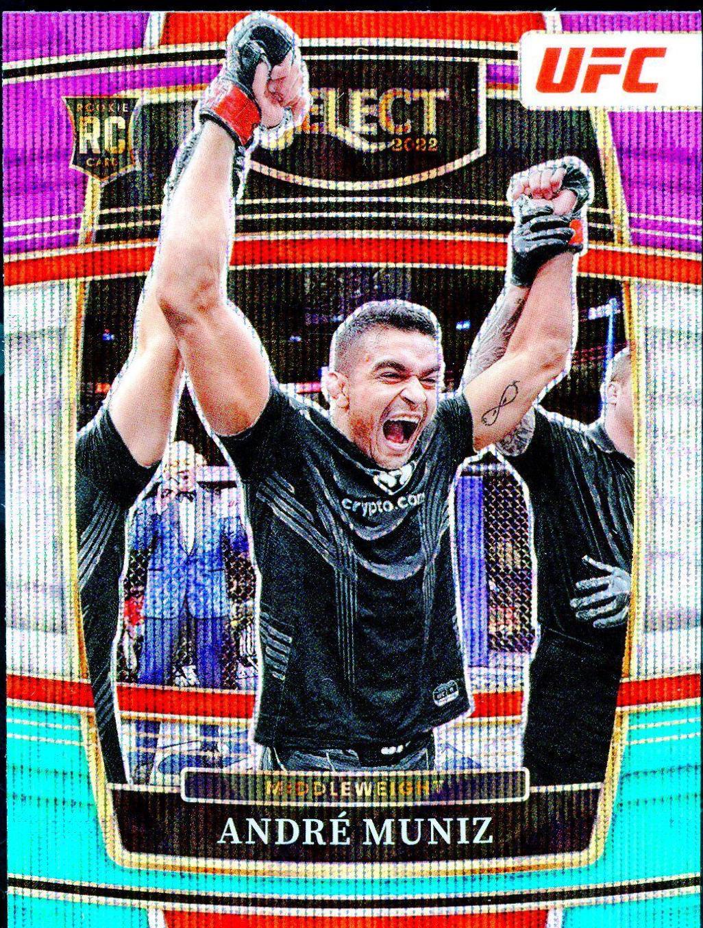 Andre Muniz 2022 Panini Select UFC Concourse #34 Tri Color