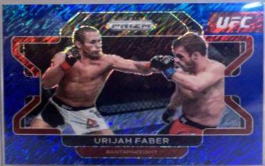 Urijah Faber 2022 Panini Prizm UFC Base #42 Blue Shimmer