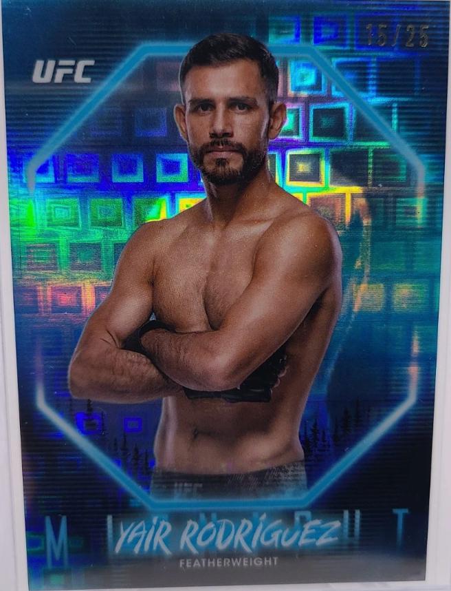 Yair Rodríguez 2025 Topps Midnight UFC Base #7 Morning