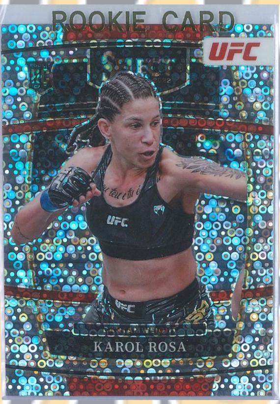 Karol Rosa 2022 Panini Select UFC Concourse #3 Disco
