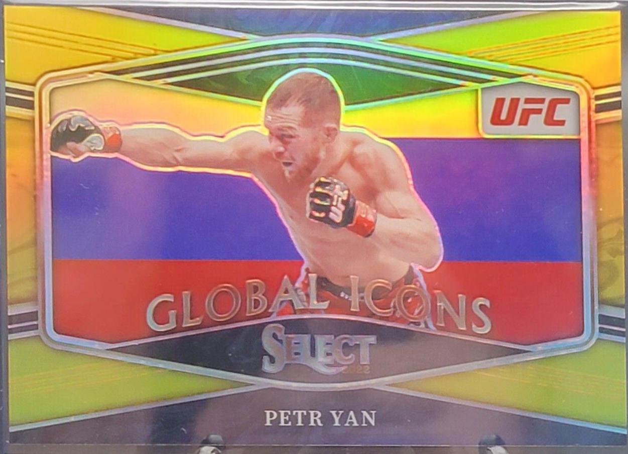Petr Yan 2022 Panini Select UFC Global Icons #25 Gold