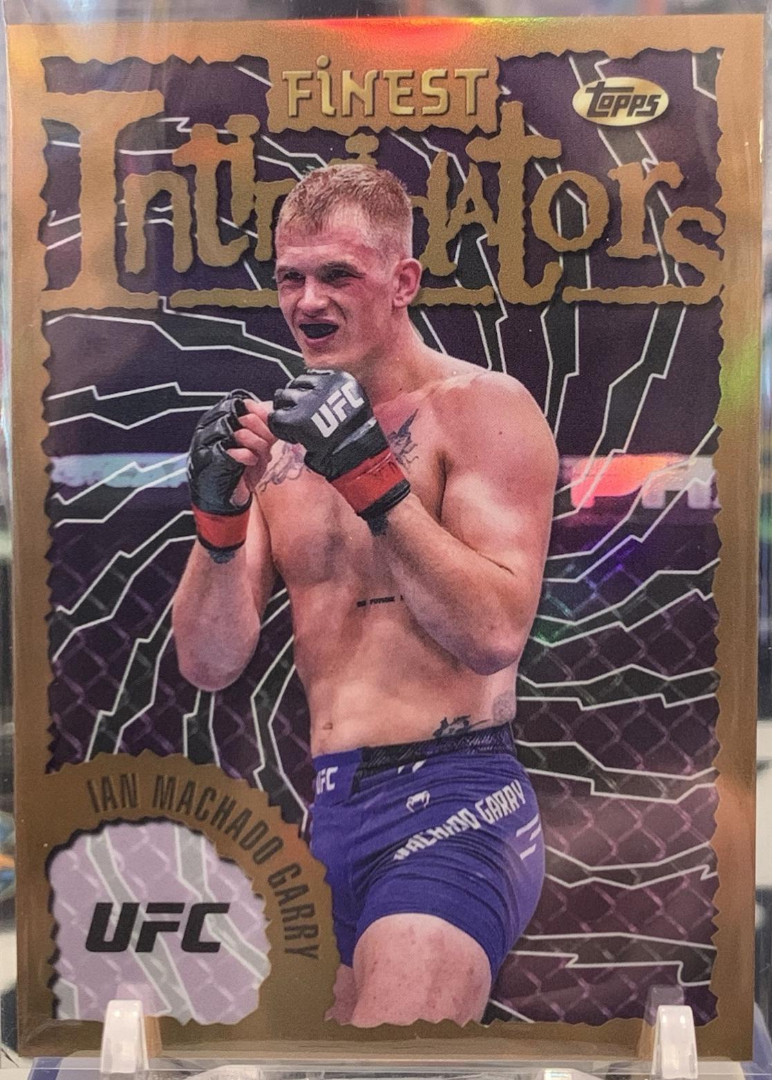 Ian Machado Garry 2024 Topps Finest UFC Intimidators #INT-22 Refractor