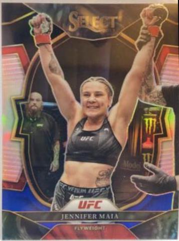Jennifer Maia 2023 Panini Select UFC Concourse #36 Tri Color