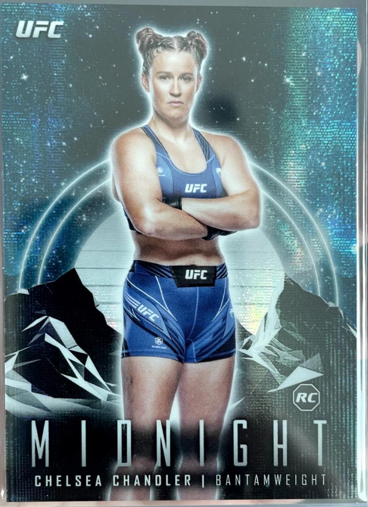Chelsea Chandler 2024 Topps Midnight UFC Base #27 Moon Beam