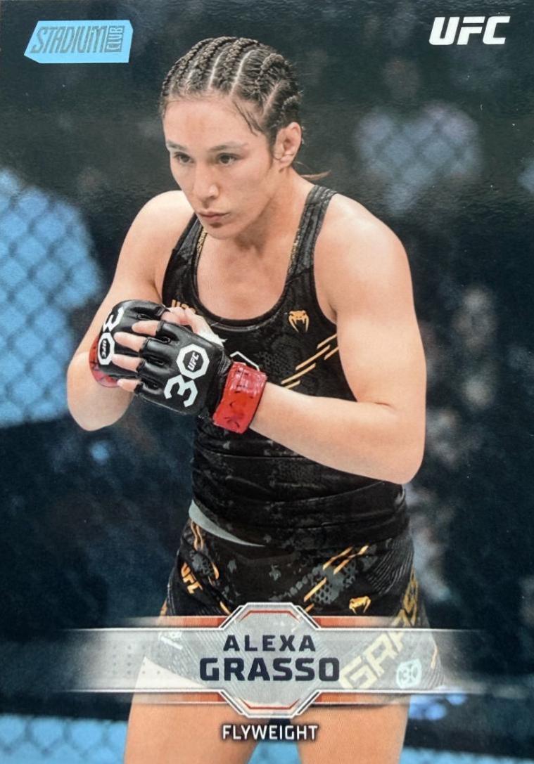 Alexa Grasso 2026 Topps Stadium Club UFC Base #28 Blue