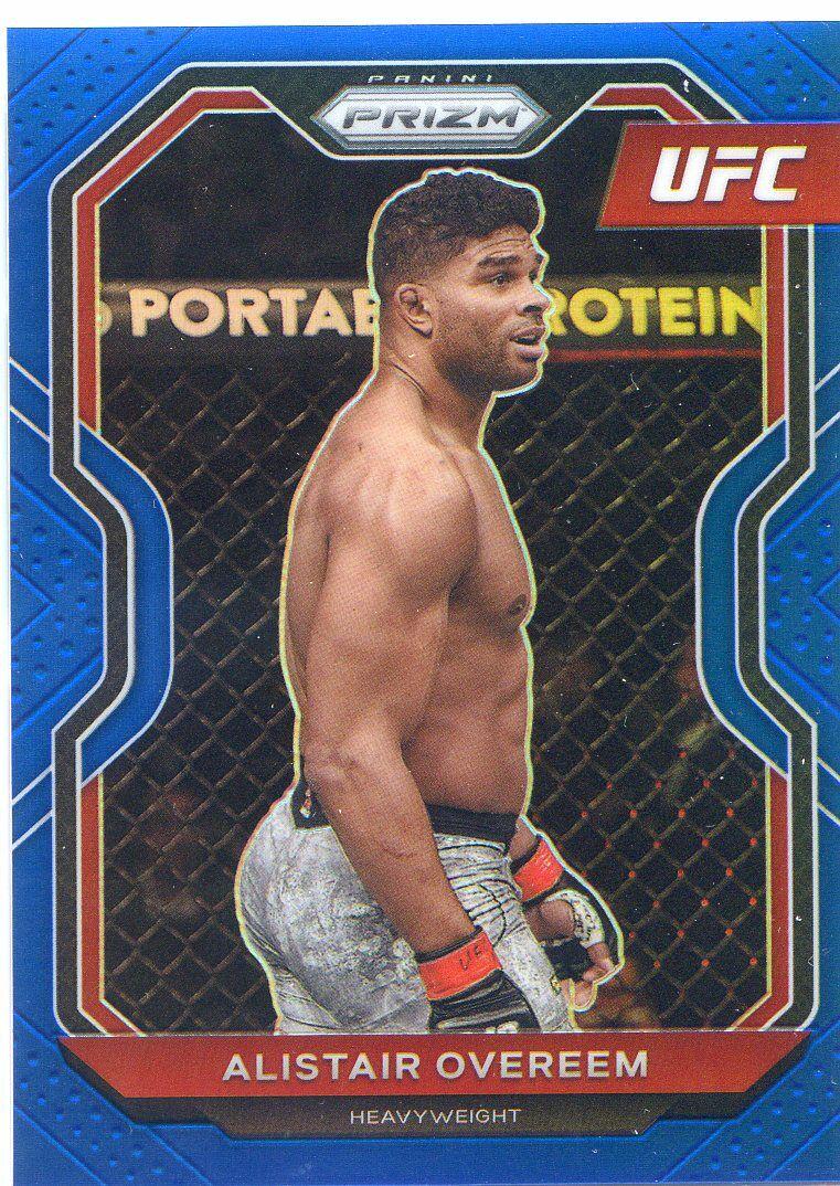 Alistair Overeem 2021 Panini Prizm UFC Base #56 Blue