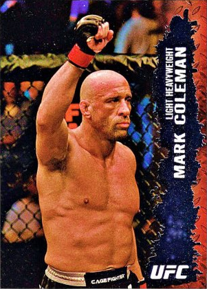Mark Coleman 2009 Topps UFC Round 2 Base #40 Ruby