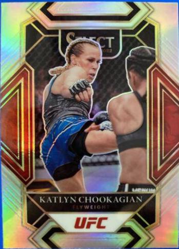 Katlyn Cerminara 2022 Panini Select UFC Mezzanine #391 Silver