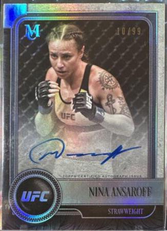 Nina Nunes 2019 Topps UFC Museum Collection Museum Autographs #MA-NA