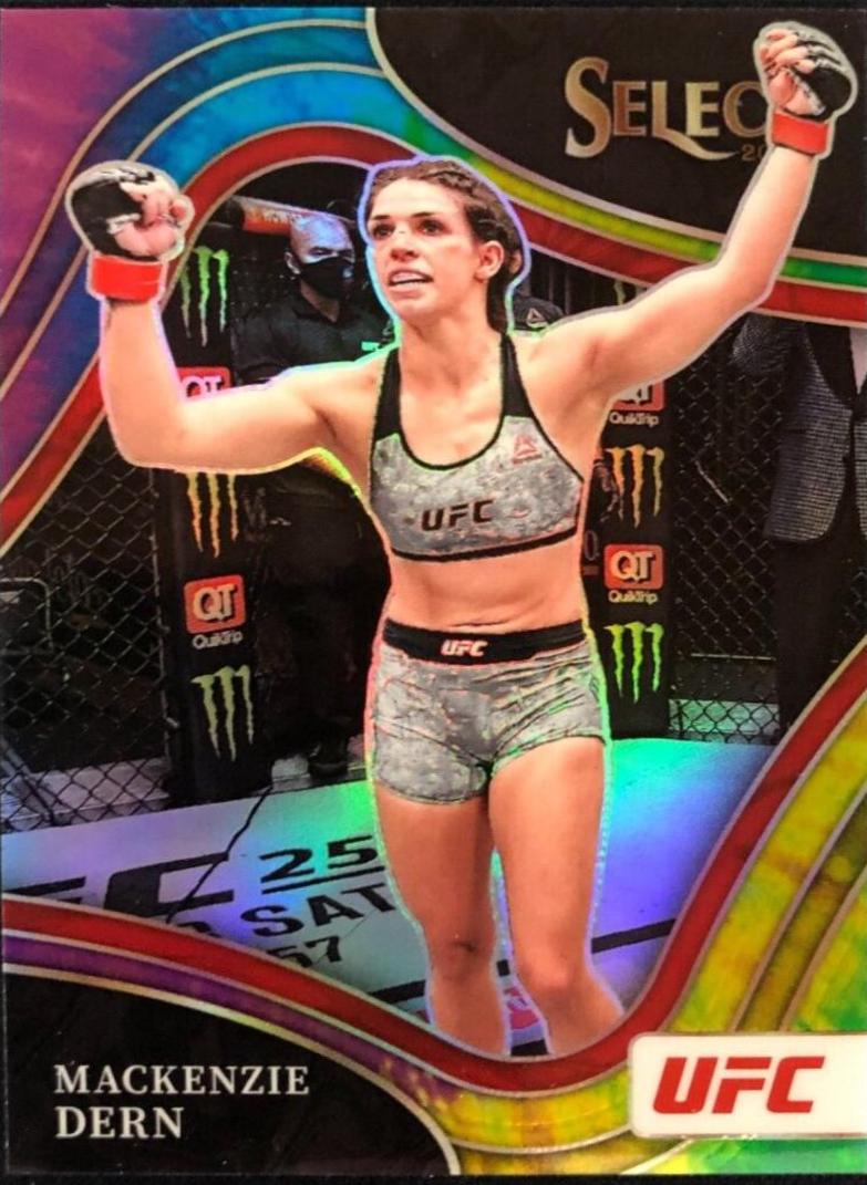 Mackenzie Dern 2022 Panini Select UFC Octagonside #263 Tie Dye