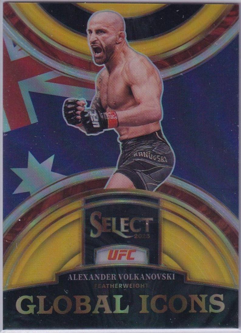 Alexander Volkanovski 2023 Panini Select UFC Global Icons #20 Gold