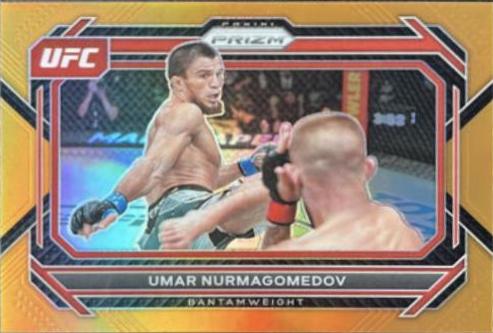 Umar Nurmagomedov 2023 Panini Prizm UFC Base #53 Orange