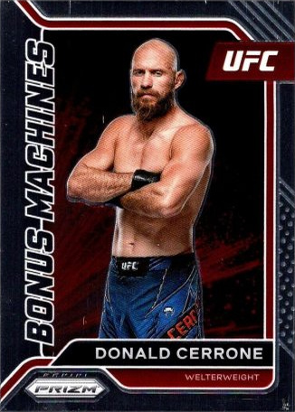 Donald Cerrone 2022 Panini Prizm UFC Bonus Machines #5 Pink Pulsar