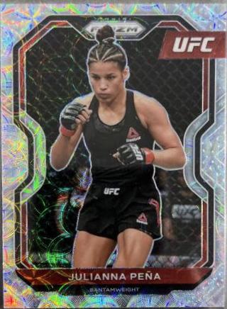 Julianna Peña 2021 Panini Prizm UFC Base #45 Premium