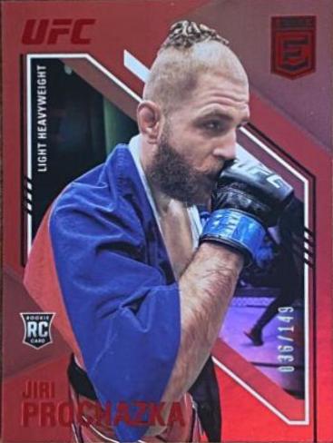 Jiri Prochazka 2021 Panini Chronicles UFC Base Elite #142 Asia Red