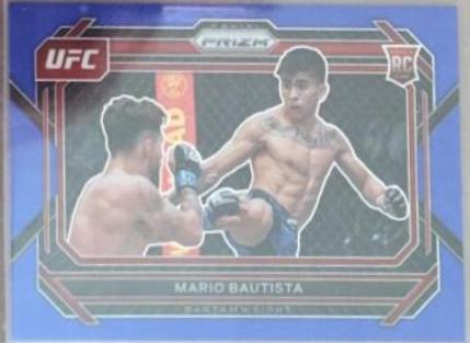 Mario Bautista 2023 Panini Prizm UFC Base #17 Blue