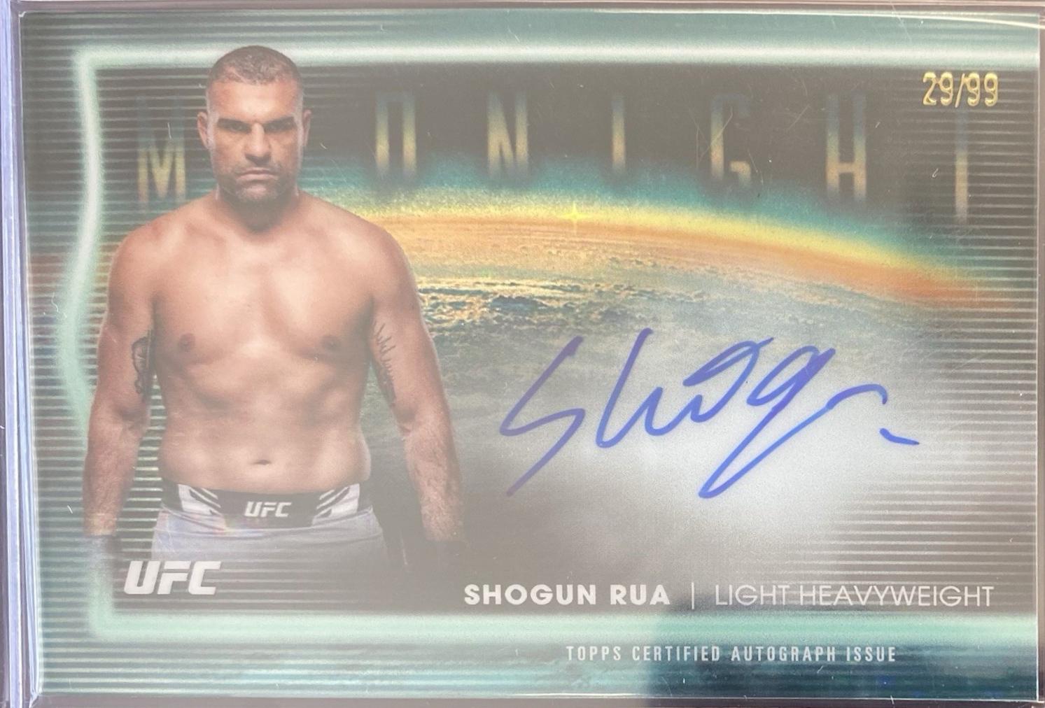 Mauricio Rua 2025 Topps Midnight UFC Horizon Signatures #HNS-SR Twilight