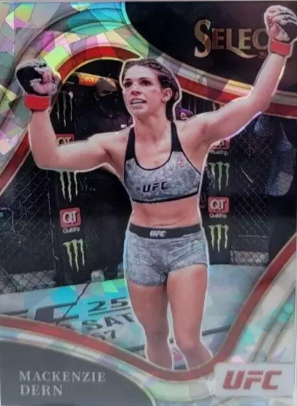 Mackenzie Dern 2022 Panini Select UFC Octagonside #263 Cracked Ice