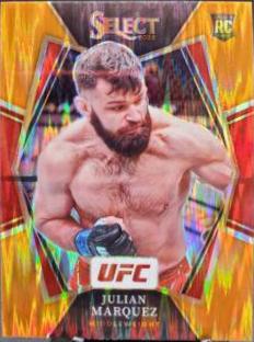 Julian Marquez 2022 Panini Select UFC Premier Level #170 Orange Flash