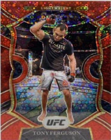 Tony Ferguson 2021 Panini Select UFC Concourse #91 Red Disco