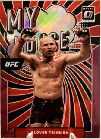 Glover Teixeira 2022 Panini Donruss Optic UFC My House #14 Pink