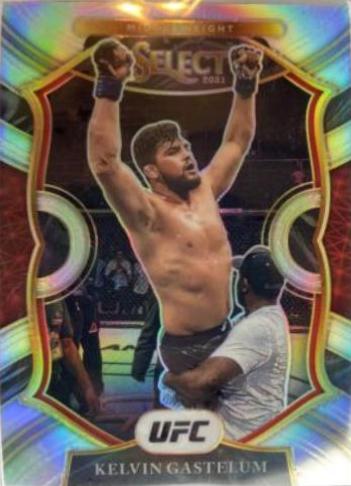Kelvin Gastelum 2021 Panini Select UFC Concourse #27 Silver