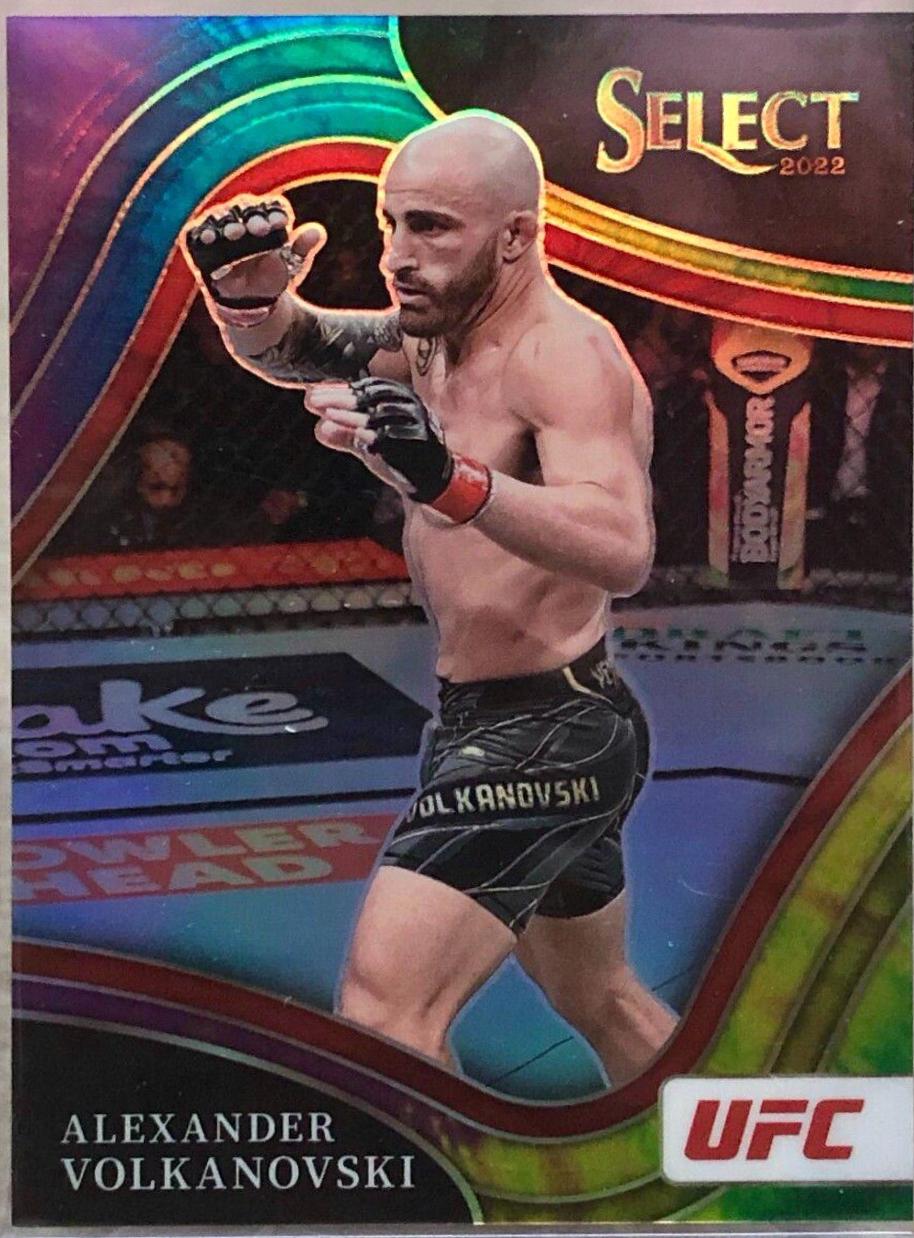 Alexander Volkanovski 2022 Panini Select UFC Octagonside #219 Tie Dye