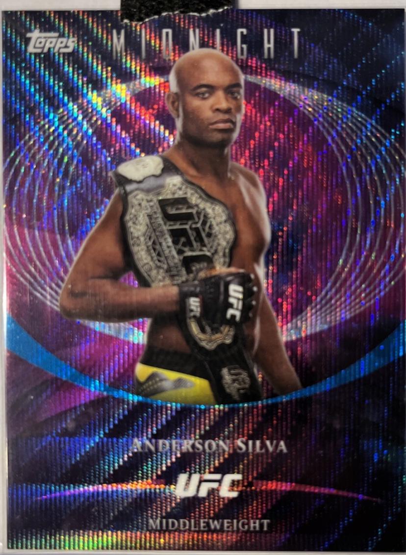 Anderson Silva 2026 Topps Midnight UFC Base #3 Zodiac