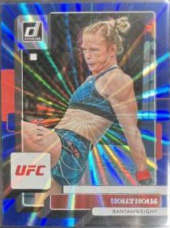 Holly Holm 2023 Panini Donruss UFC Base #52 Blue Laser