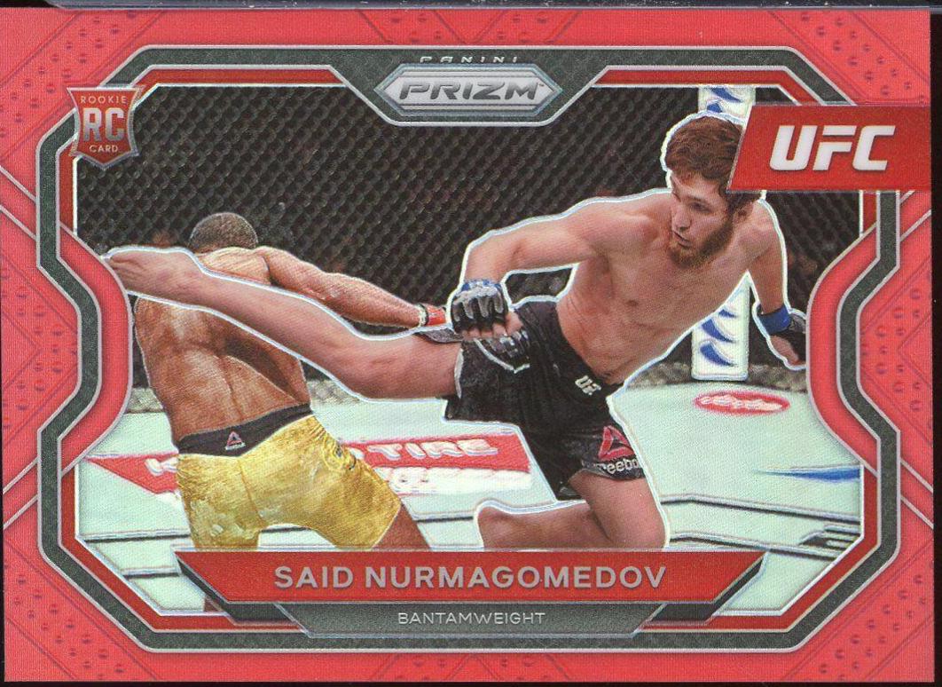Said Nurmagomedov 2021 Panini Prizm UFC Base #137 Red