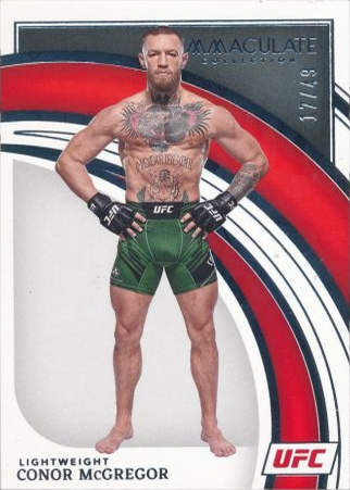 Conor McGregor 2022 Panini Immaculate UFC Base #28 Platinum