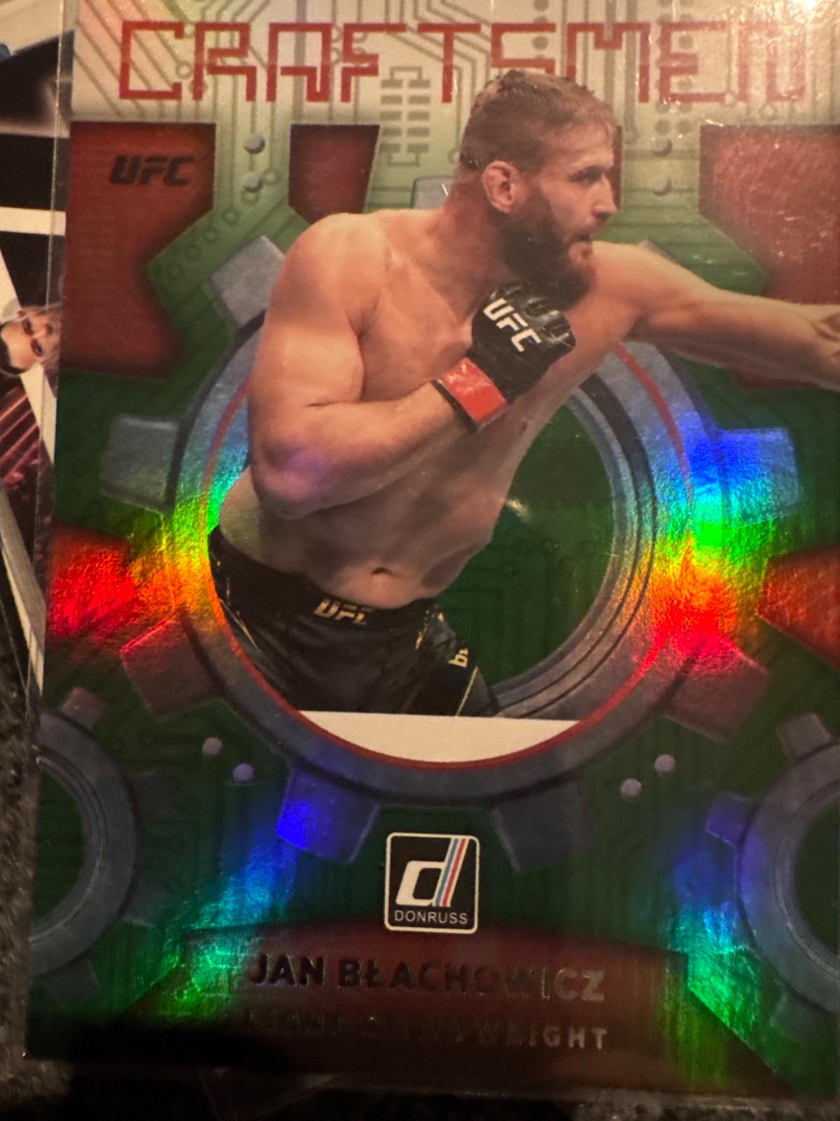 Jan Błachowicz 2022 Panini Donruss UFC Craftsmen #2 Green