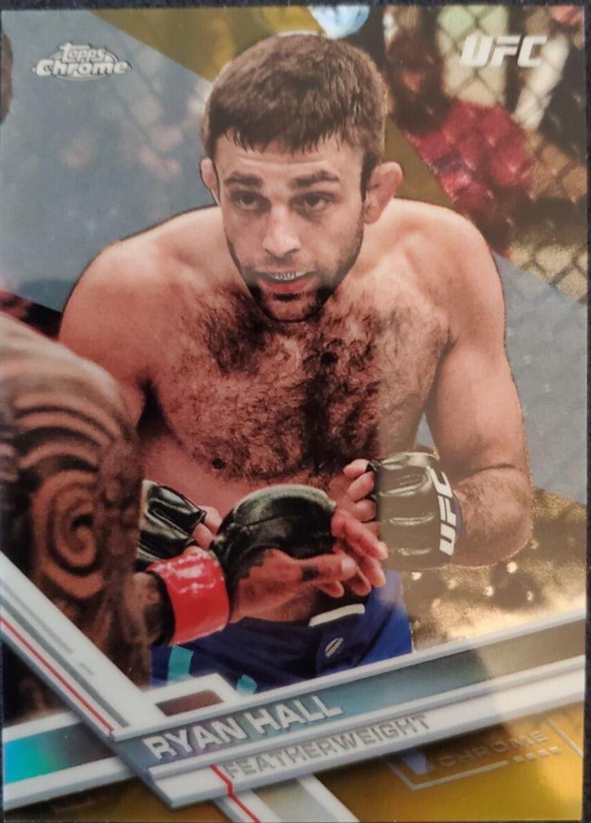 Ryan Hall 2017 Topps Chrome UFC Base #42 Gold
