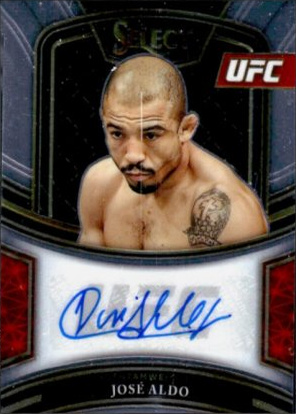 José Aldo 2021 Panini Select UFC Signatures #8 Black Prizms