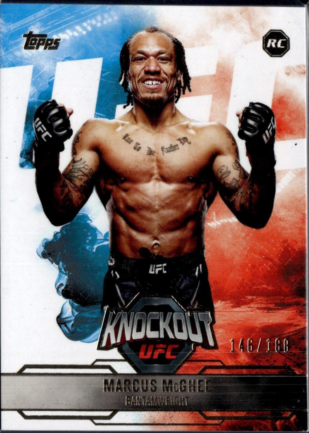 Marcus McGhee 2025 Topps Knockout UFC Base #85 Gold