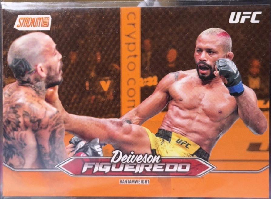 Deiveson Figueiredo 2025 Topps Stadium Club UFC Base #3 Orange