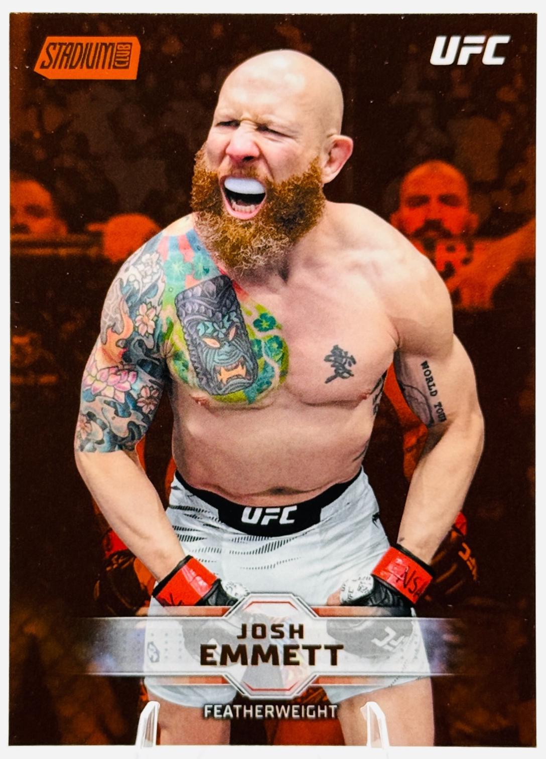 Josh Emmett 2026 Topps Stadium Club UFC Base #77 Bronze