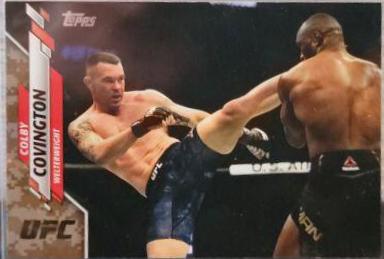 Colby Covington 2020 Topps UFC Base #28 Camo