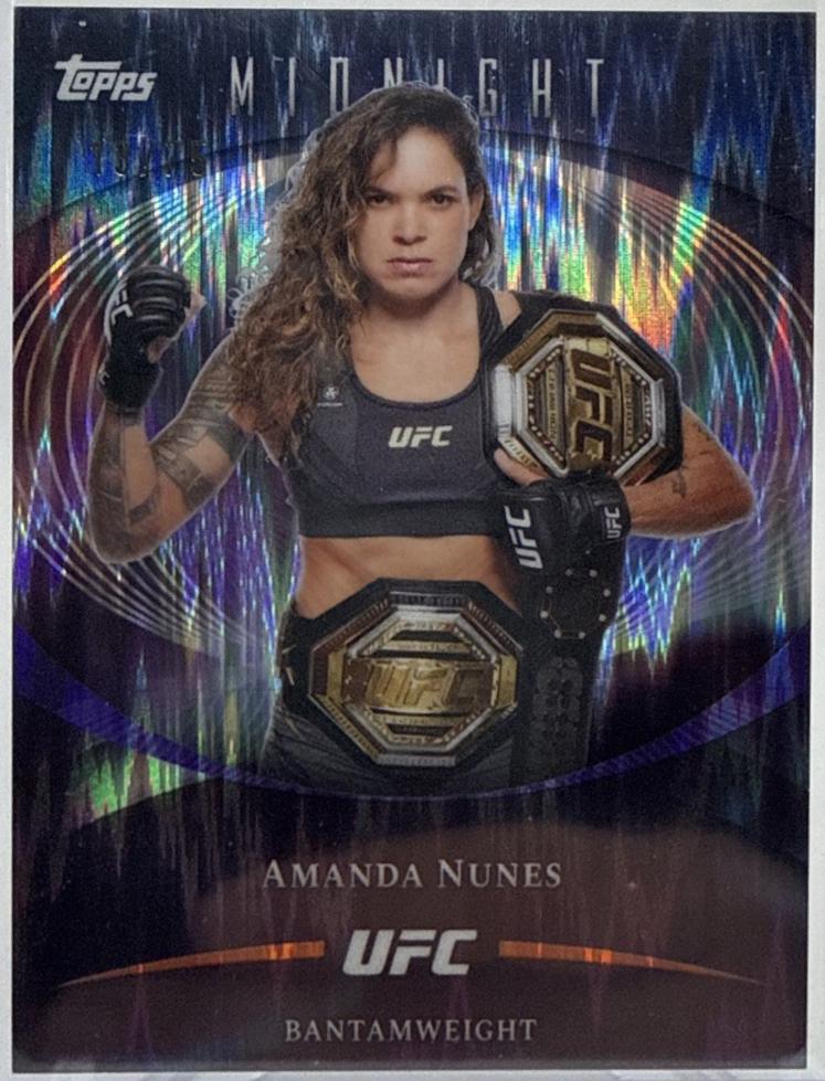 Amanda Nunes 2026 Topps Midnight UFC Base #94 Dusk