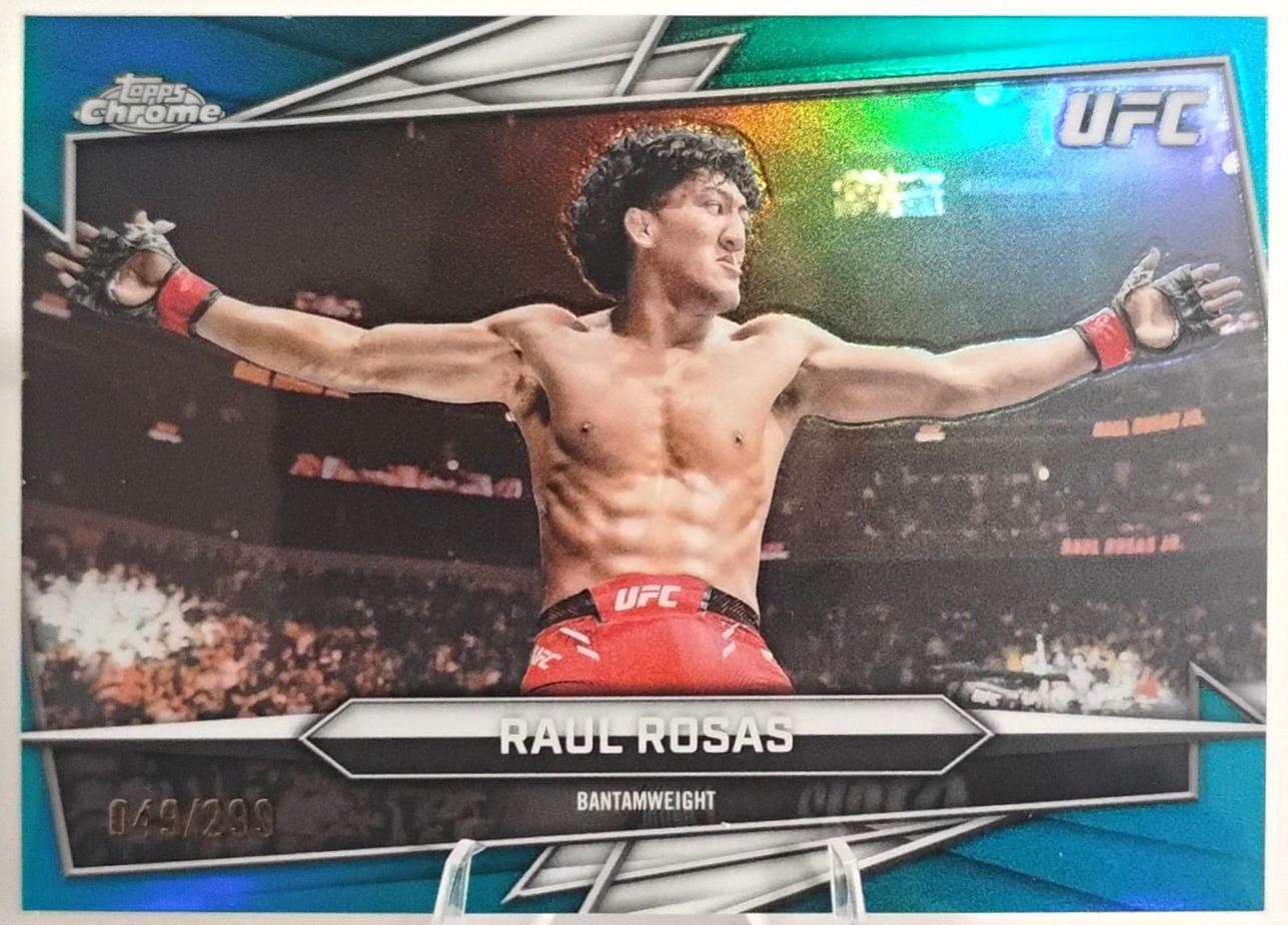 Raul Rosas 2026 Topps Chrome UFC Base #171 Teal Refractor