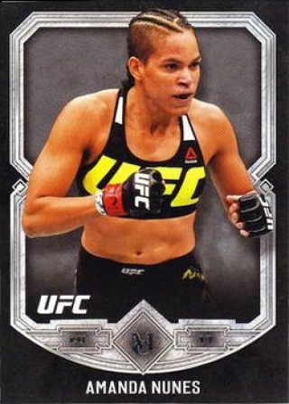 Amanda Nunes 2017 Topps Museum Collection UFC Base #3 Sapphire