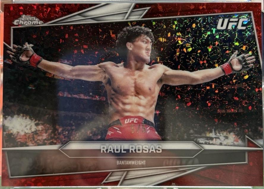 Raul Rosas 2026 Topps Chrome UFC Base #171 Red Refractor