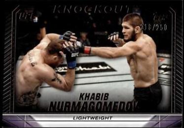 Khabib Nurmagomedov 2024 Topps Knockout UFC Base #97 Bronze