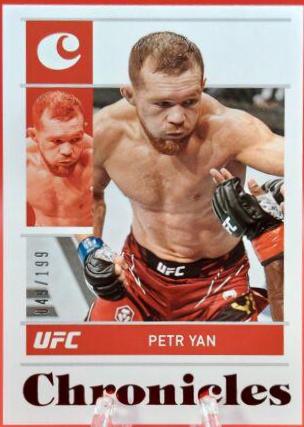 Petr Yan 2022 Panini Chronicles UFC Base Absolute #121 Red
