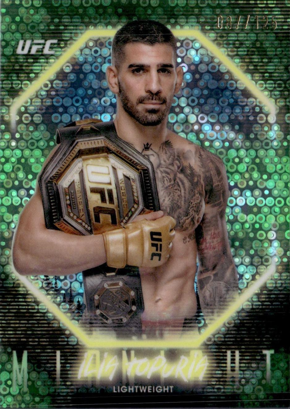 Ilia Topuria 2025 Topps Midnight UFC Base #11 Morning